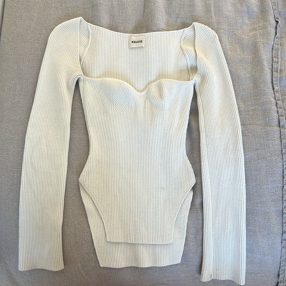 Khaite Maddy Top in Ivory - Picture 6 of 15